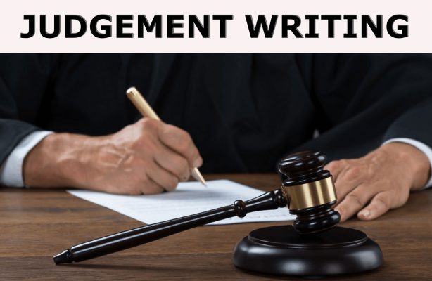 Judgement Writing – RJS